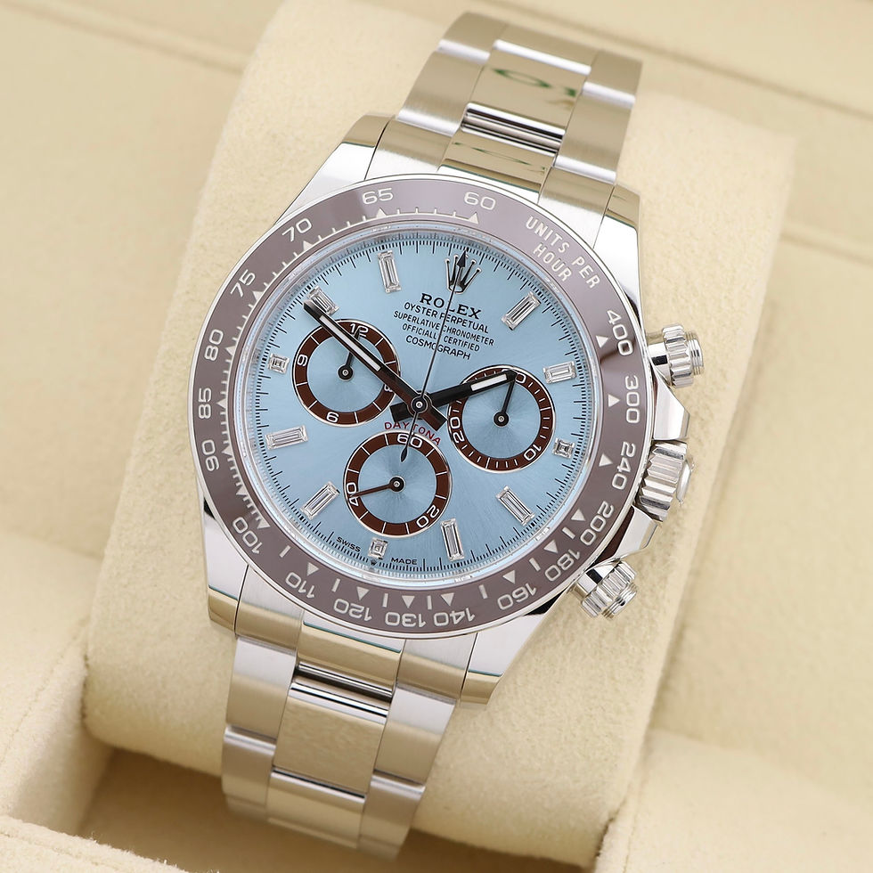 Thumbnail: Unworn Platinum Rolex Daytona 126506 Baguette Diamond Dial 2025 With Box & Paper