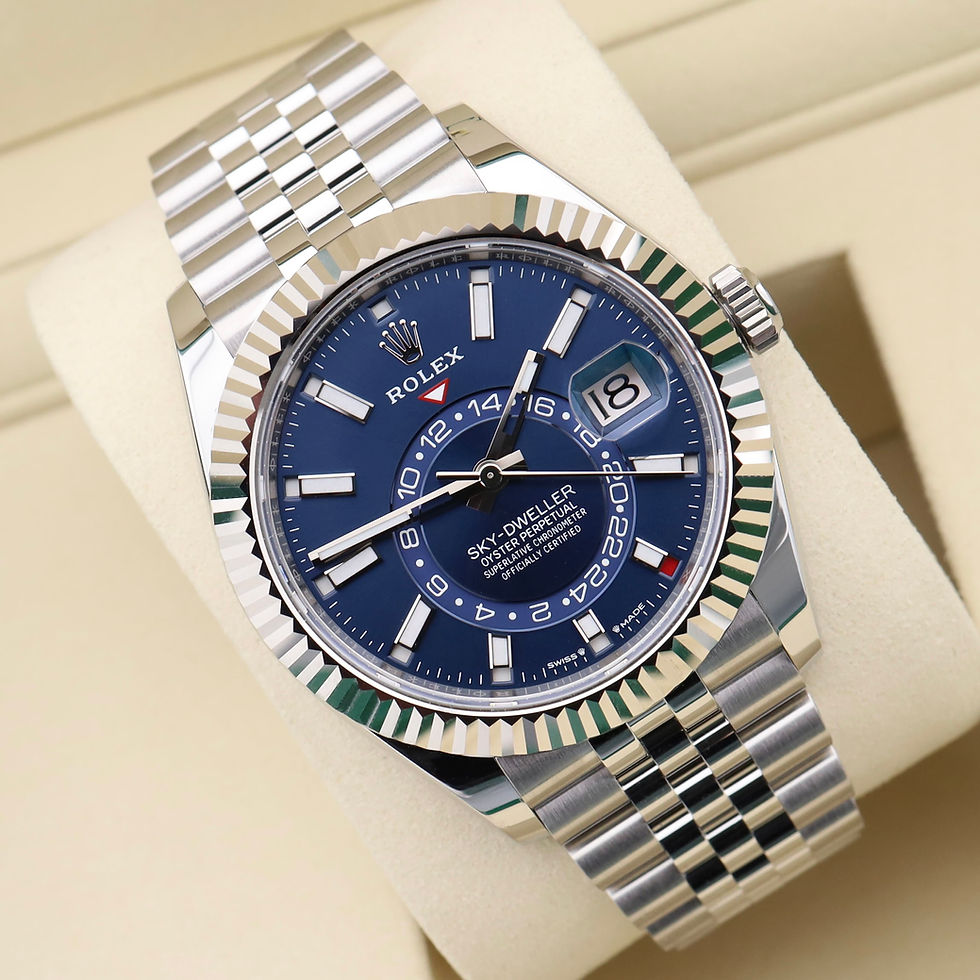Thumbnail: 2026 Unworn Rolex Steel Oyster Perpetual Blue Dial Jubilee Sky-Dweller 336934