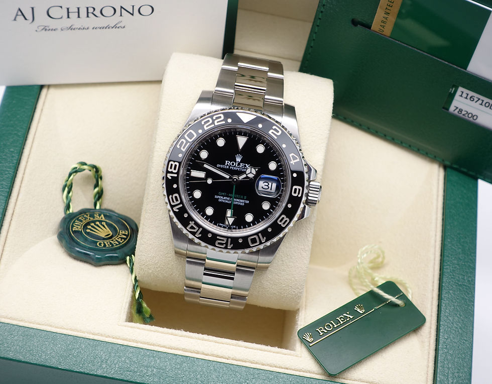 Thumbnail: Gents Stainless Steel Rolex GMT-Master II 116710LN Complete With Box & Papers