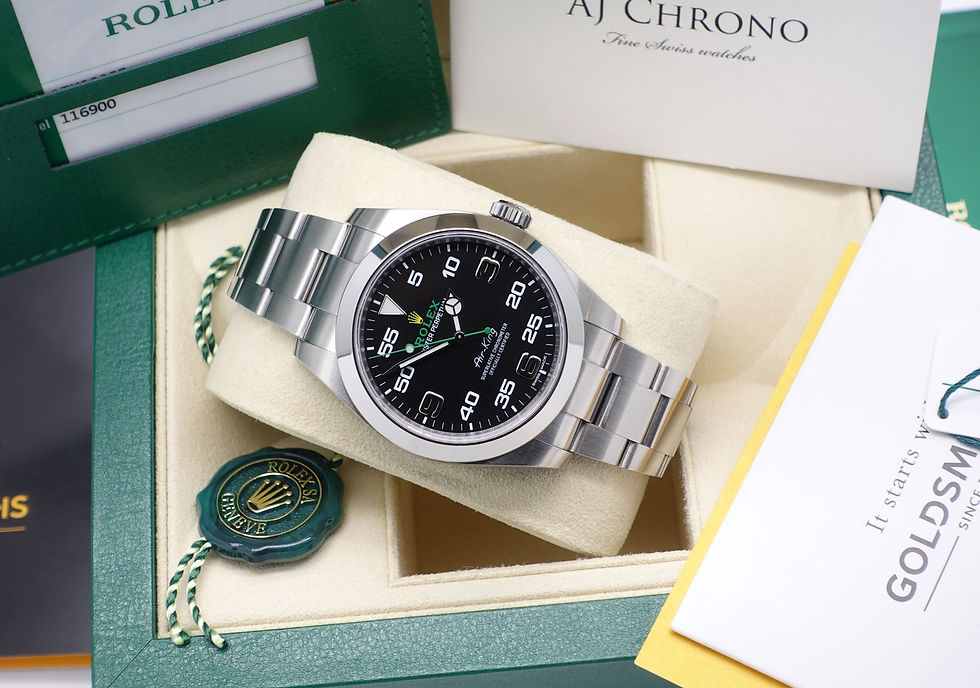 Thumbnail: Gents Stainless Steel Rolex Oyster Perpetual Air-King 'Bloodhound' Box & Papers