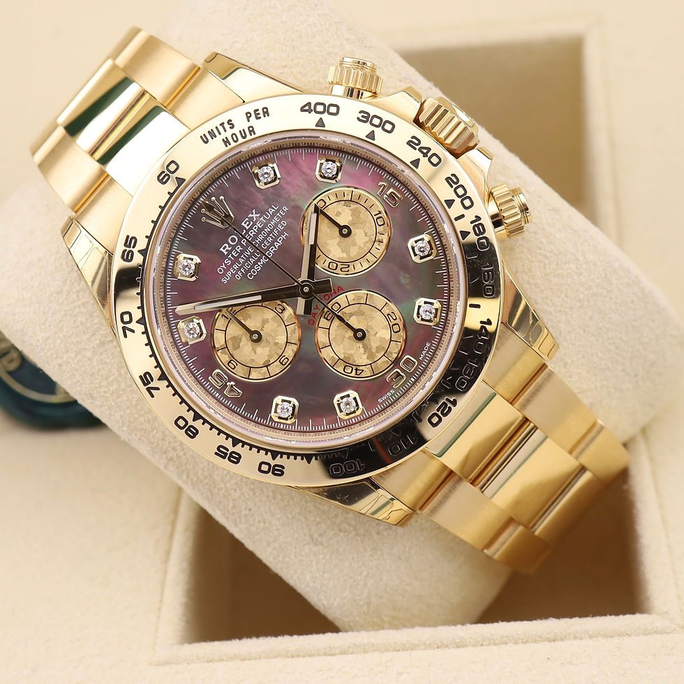 Thumbnail: Rolex Daytona 116508 Tahitian MOP Diamond 2021 Yellow Gold With Papers