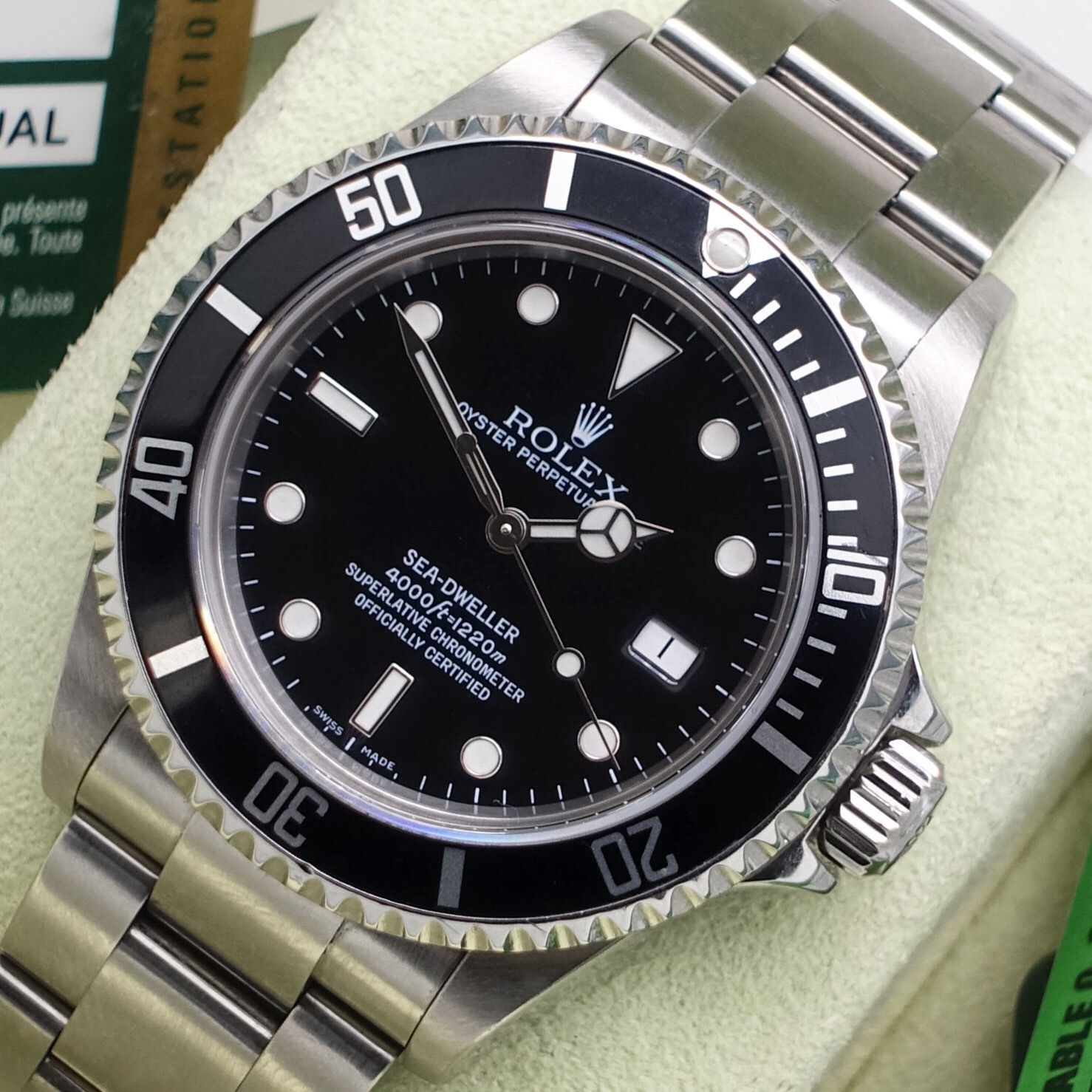 Final Production Year Rolex Sea-Dweller 16600 Complete With Box & Papers 2009