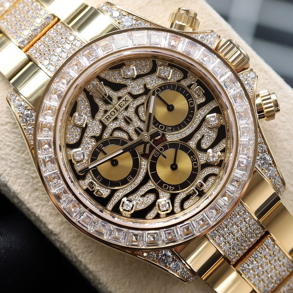 Thumbnail: Rare 2021 Unworn Eye Of The Tiger Rolex Daytona 116598TBR Factory Set