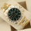 Thumbnail: Rolex Daytona 116508 2017 18ct Yellow Gold Factory Green John Mayor