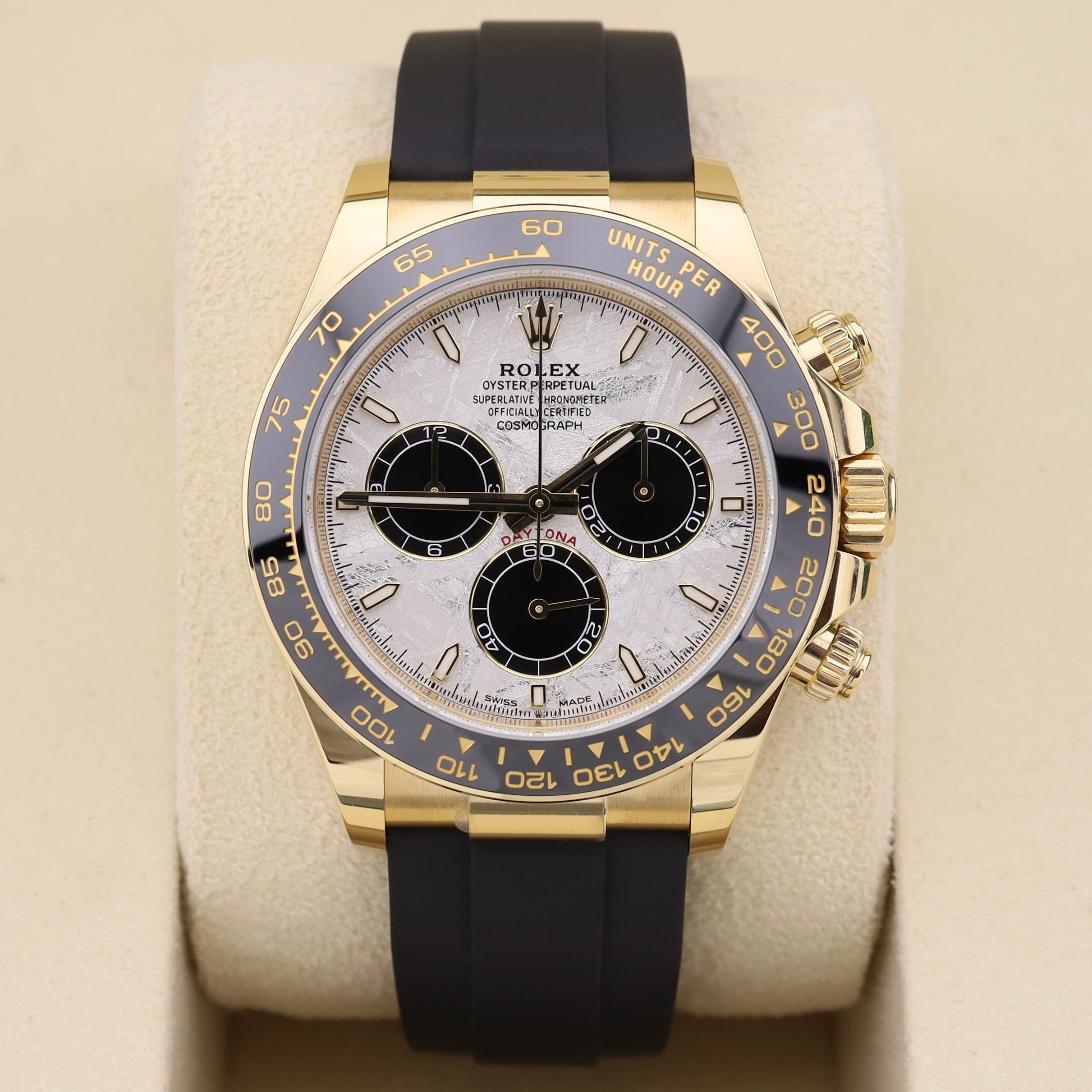 Unworn 2025 Meteorite Dial Oysterflex Daytona 126518LN Complete Box & Papers