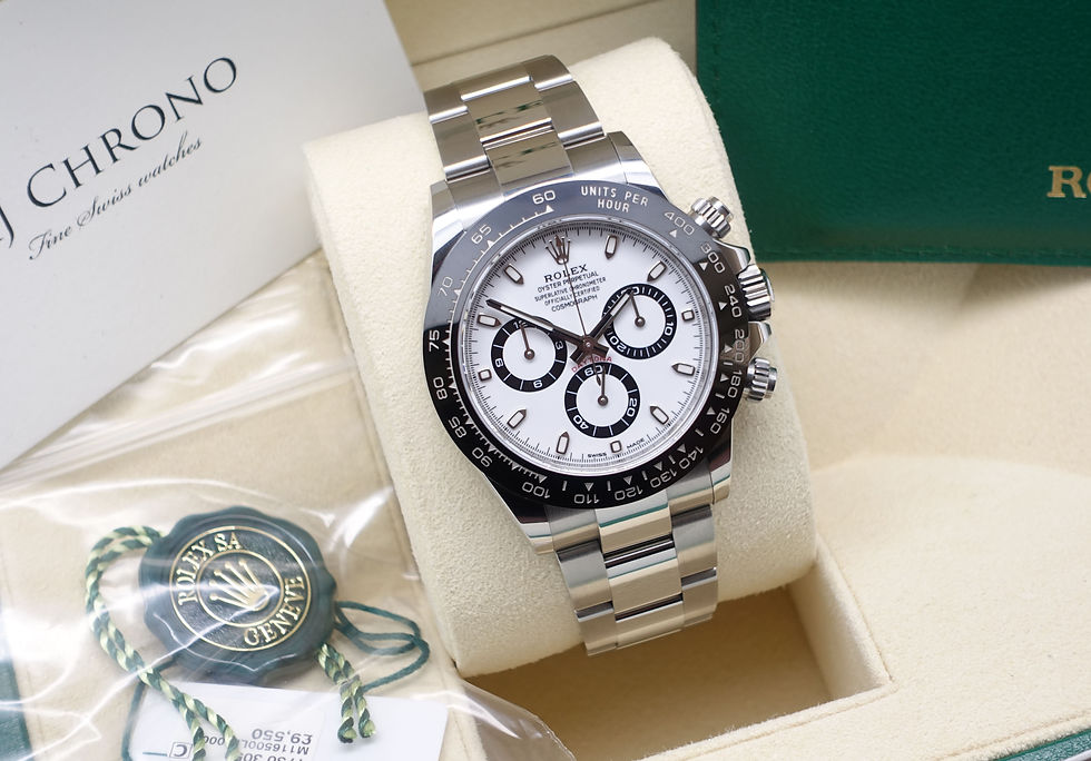 Thumbnail: 2019 Stainless Steel Rolex Oyster Perpetual Daytona White Dial 116500LN