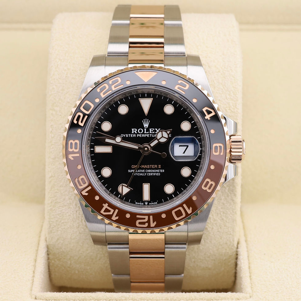 Unworn Rolex Rootbeer Steel & 18ct Everose Gold 126711CHNR GMT-Master II
