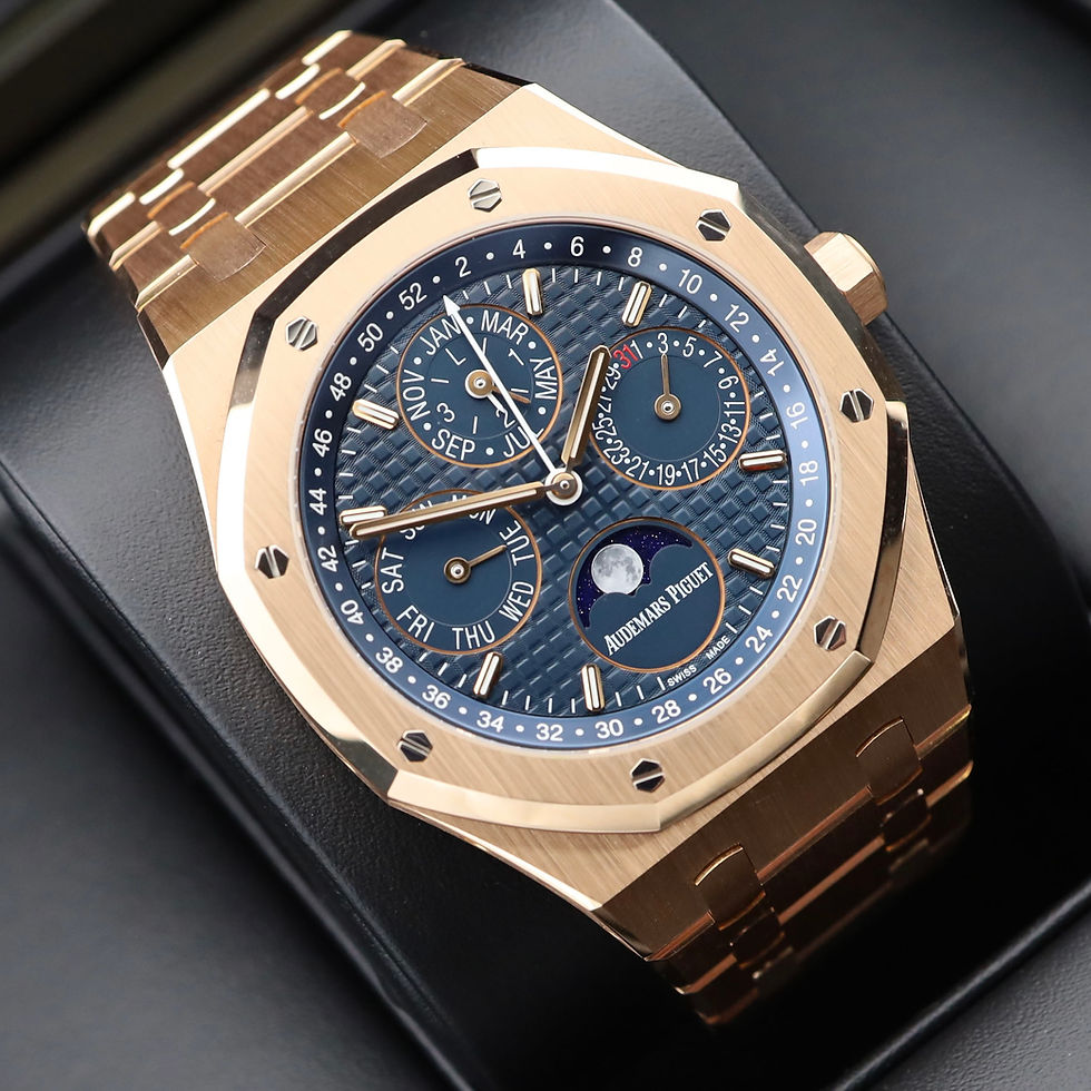 Thumbnail: Audemars Piguet Perpetual Calendar Royal Oak 18ct Rose Gold 26574OR.OO.1220OR.O2