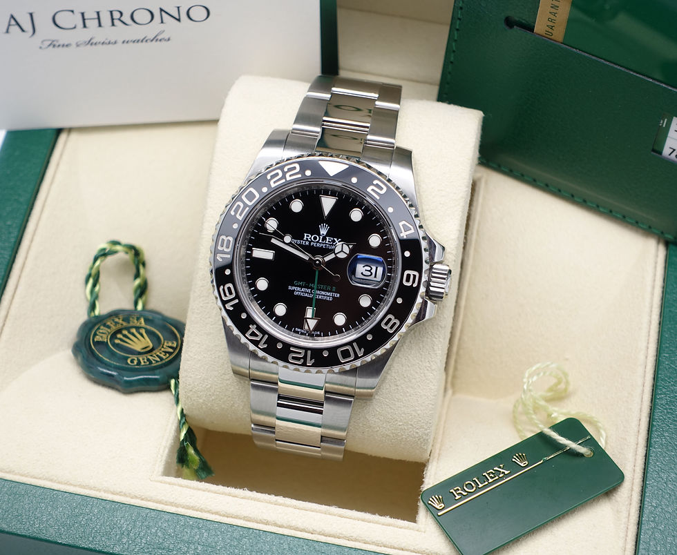 Thumbnail: Gents Stainless Steel Rolex GMT-Master II 116710LN Complete With Box & Papers