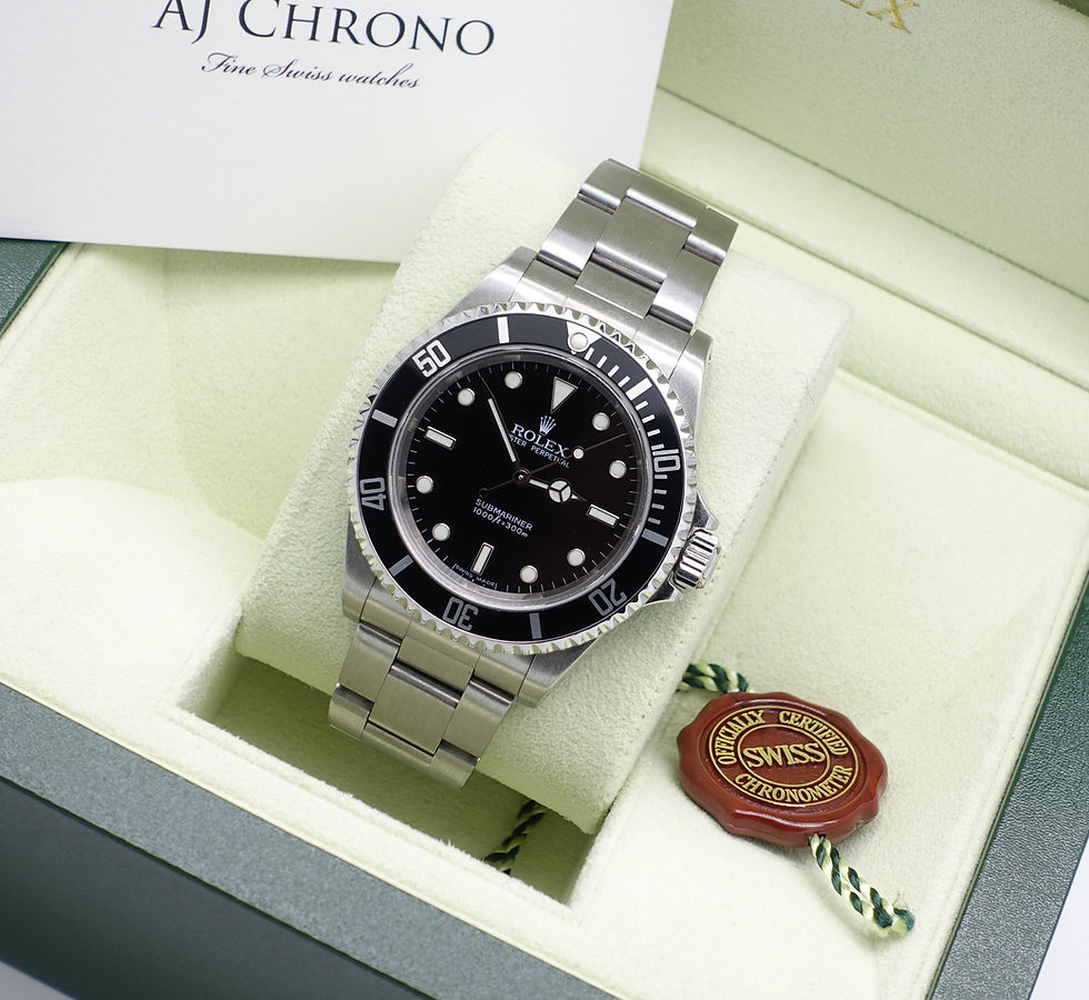 Thumbnail: Gents Stainless Steel Rolex Oyster Perpetual Submariner Non Date 14060M