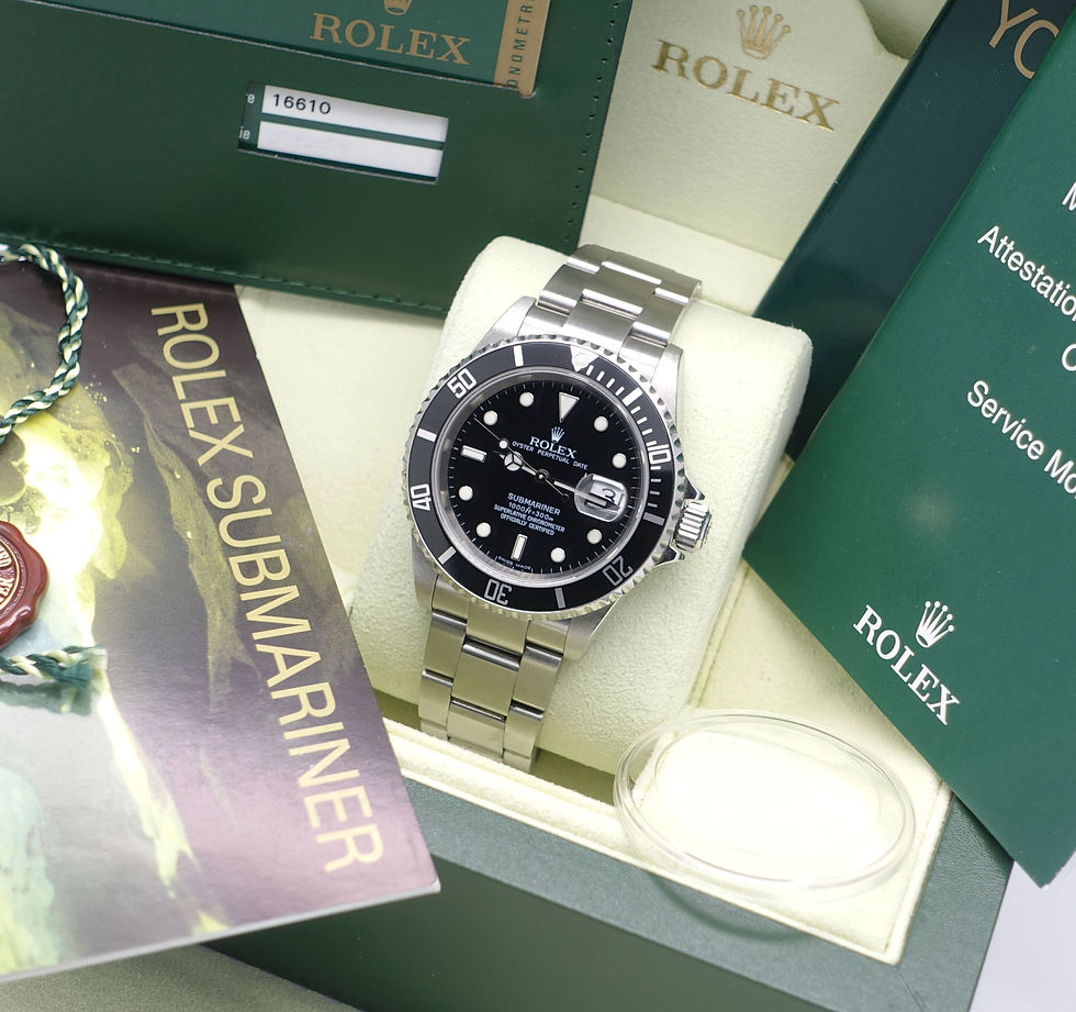 Thumbnail: Gents stainless steel Rolex Oyster Perpetual Submariner Date 16610