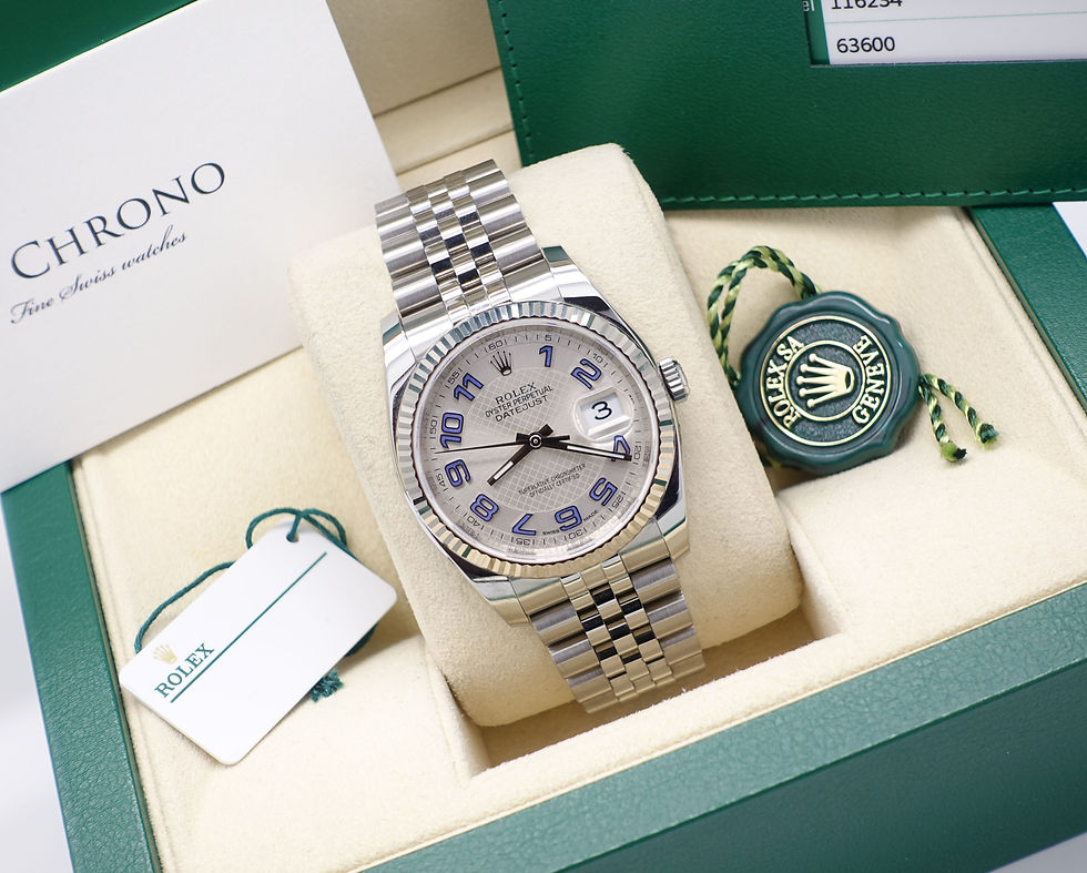 Thumbnail: Gents 36mm Steel & 18ct White Gold Rolex Datejust 116234 Box & Papers 2016