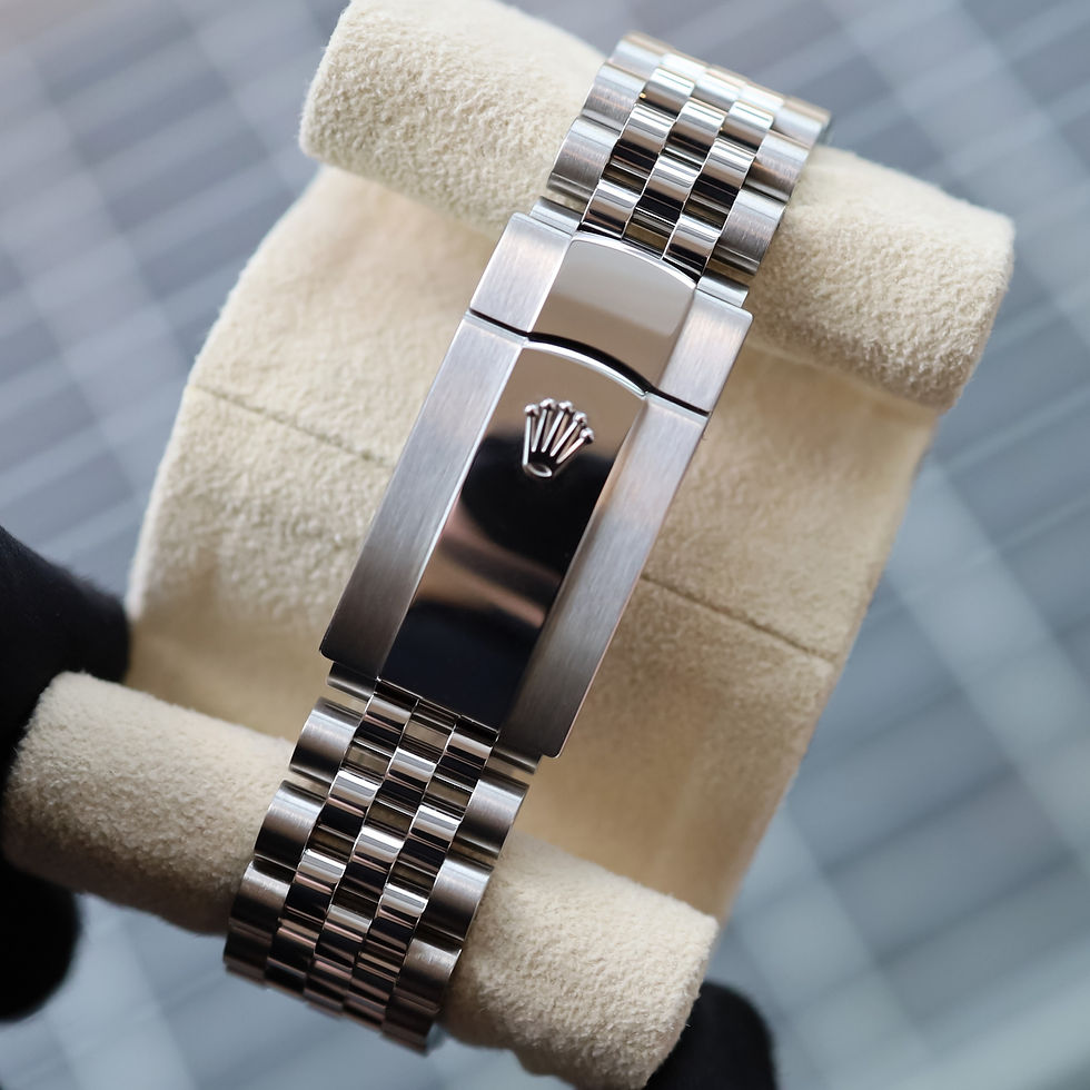 Thumbnail: Rolex Oyster Perpetual Datejust 36mm Navy Blue Motif Dial 2023 Unworn Stainless