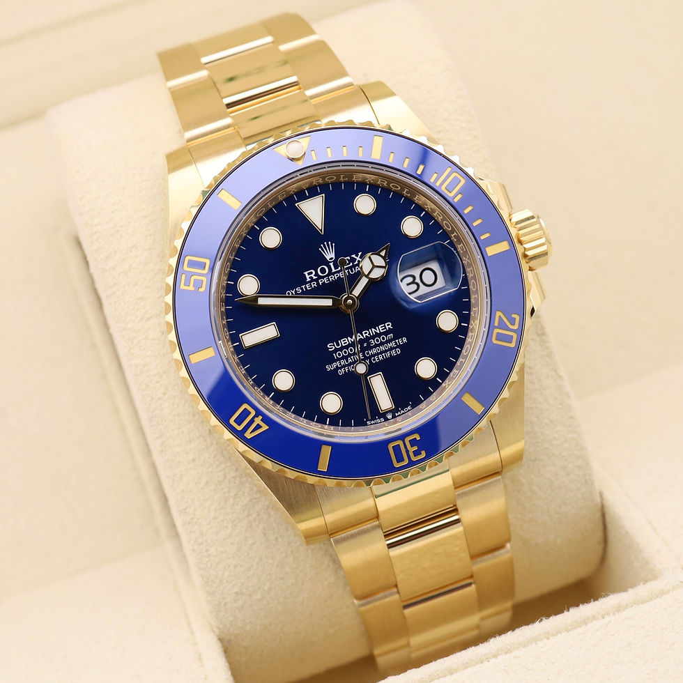 Thumbnail: Rolex Submariner Yellow Gold Blue Kit 126618LB 2022 With Box & Papers