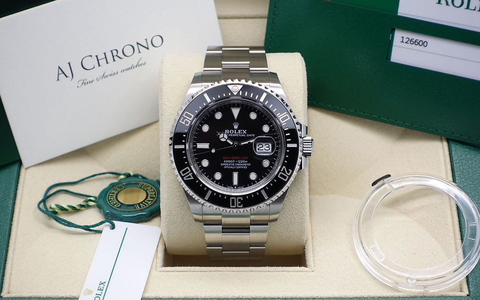Thumbnail: Unworn 2019 Anniversary Stainless Steel Rolex Sea-Dweller 43 126600 MK2