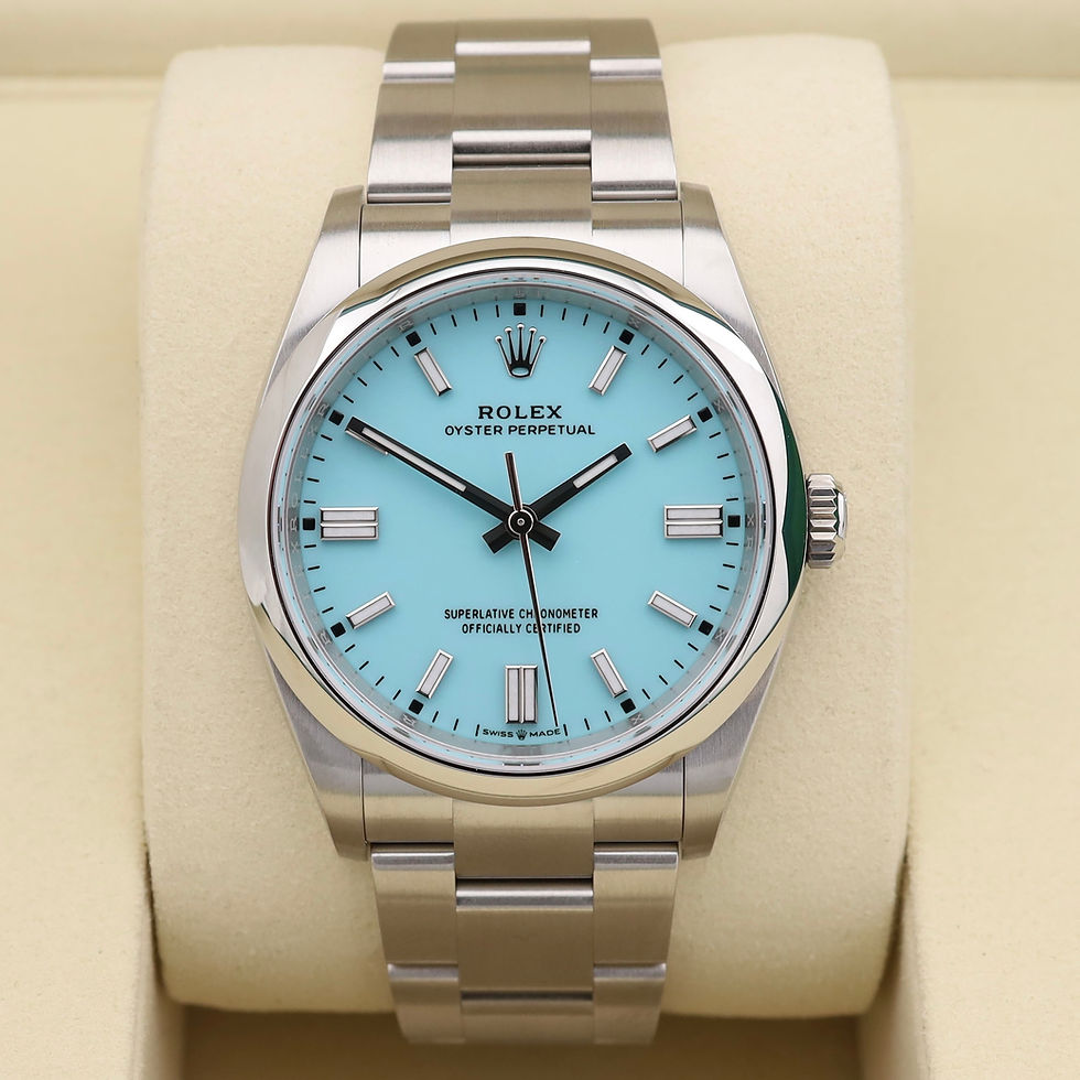 Thumbnail: 2026 Unworn 36mm Stainless Steel Rolex Oyster Perpetual Tiffany Blue Dial