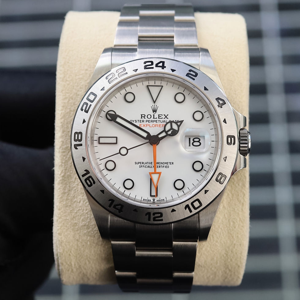 Thumbnail: Rolex Explorer II Polar White 2021 226570 Complete With Box & Papers