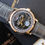 Thumbnail: 18ct Rose Gold Vacheron Constantin Traditionnelle Complete Calendar Openface
