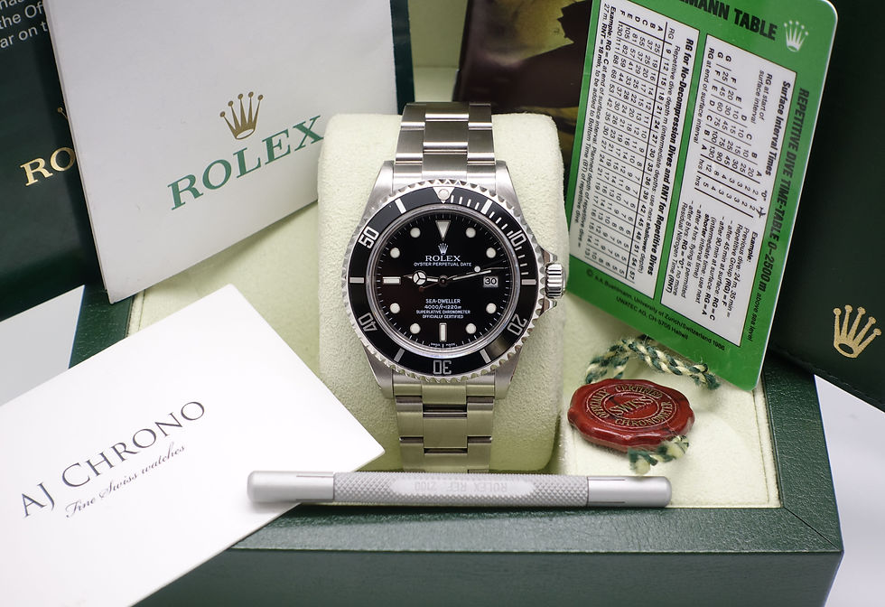 Thumbnail: Collectors Set Rolex Sea-Dweller 16600 Complete With Box & Papers 2006