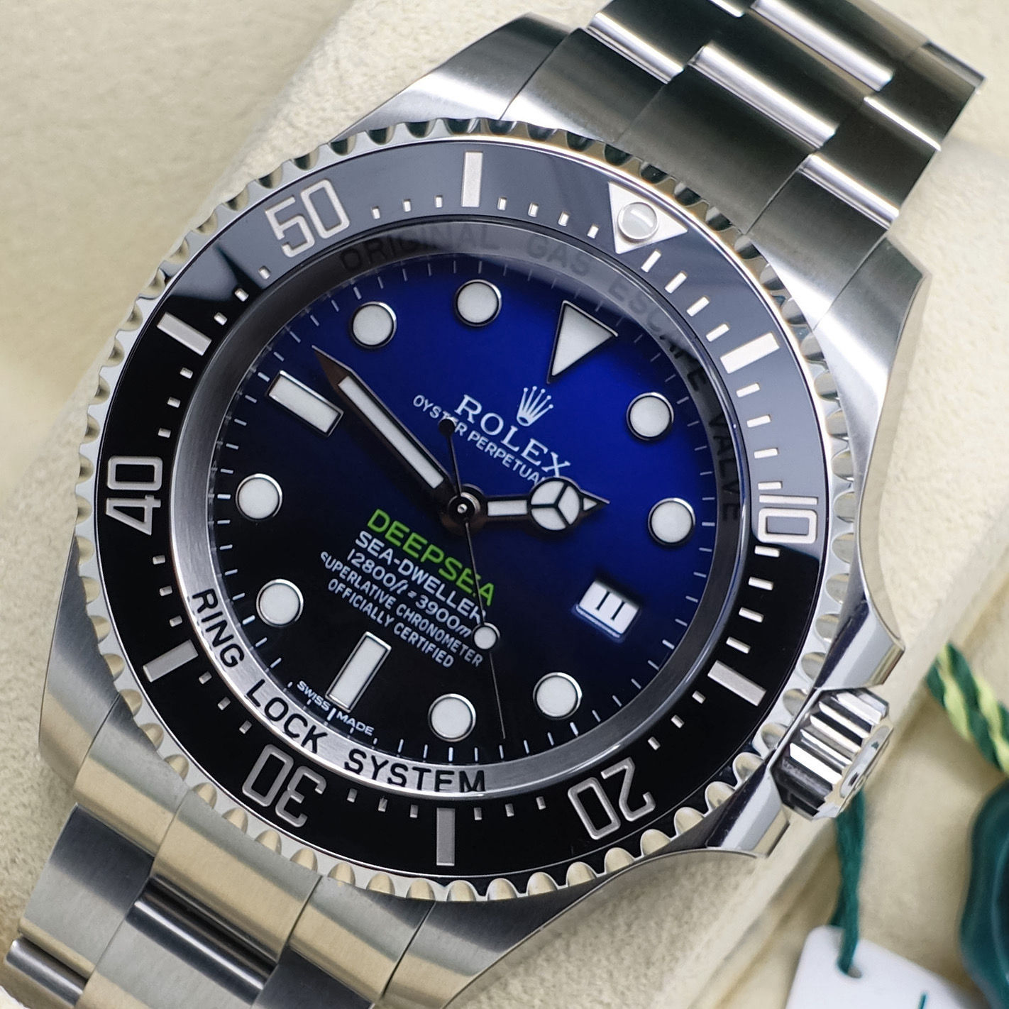 Unworn Gents Stainless Steel Rolex James Cameron Deepsea D-Blue Dial 2016 Sealed