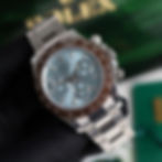 Thumbnail: Factory Baguette Diamond Dial Platinum Rolex Oyster Perpetual Daytona 116506A