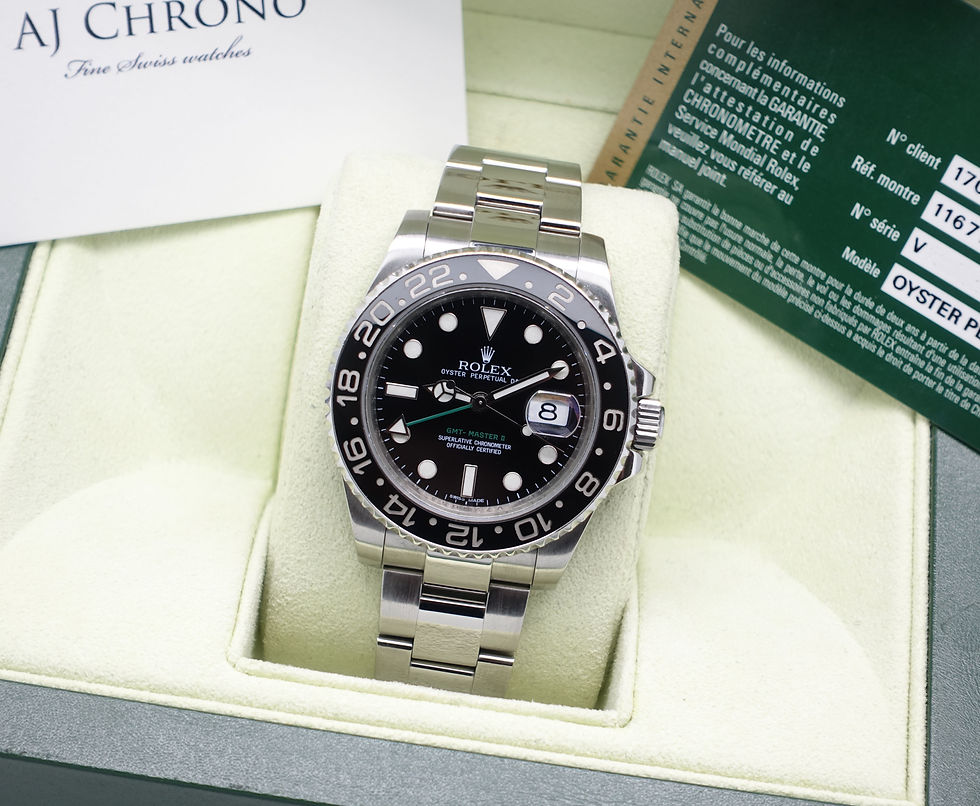Thumbnail: Gents Stainless Steel Rolex GMT-Master II 116710LN Complete With Box & Papers