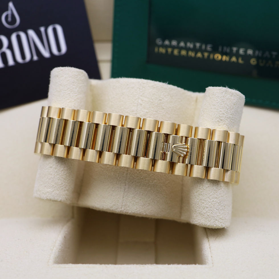 Thumbnail: Unworn 2021 Factory Baguette Diamond Champagne Dial Rolex Day-Date 40 228238
