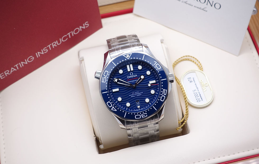 Thumbnail: Unworn Gents Stainless Steel Omega SeaMaster Diver 300m 210.30.42.20.03.001
