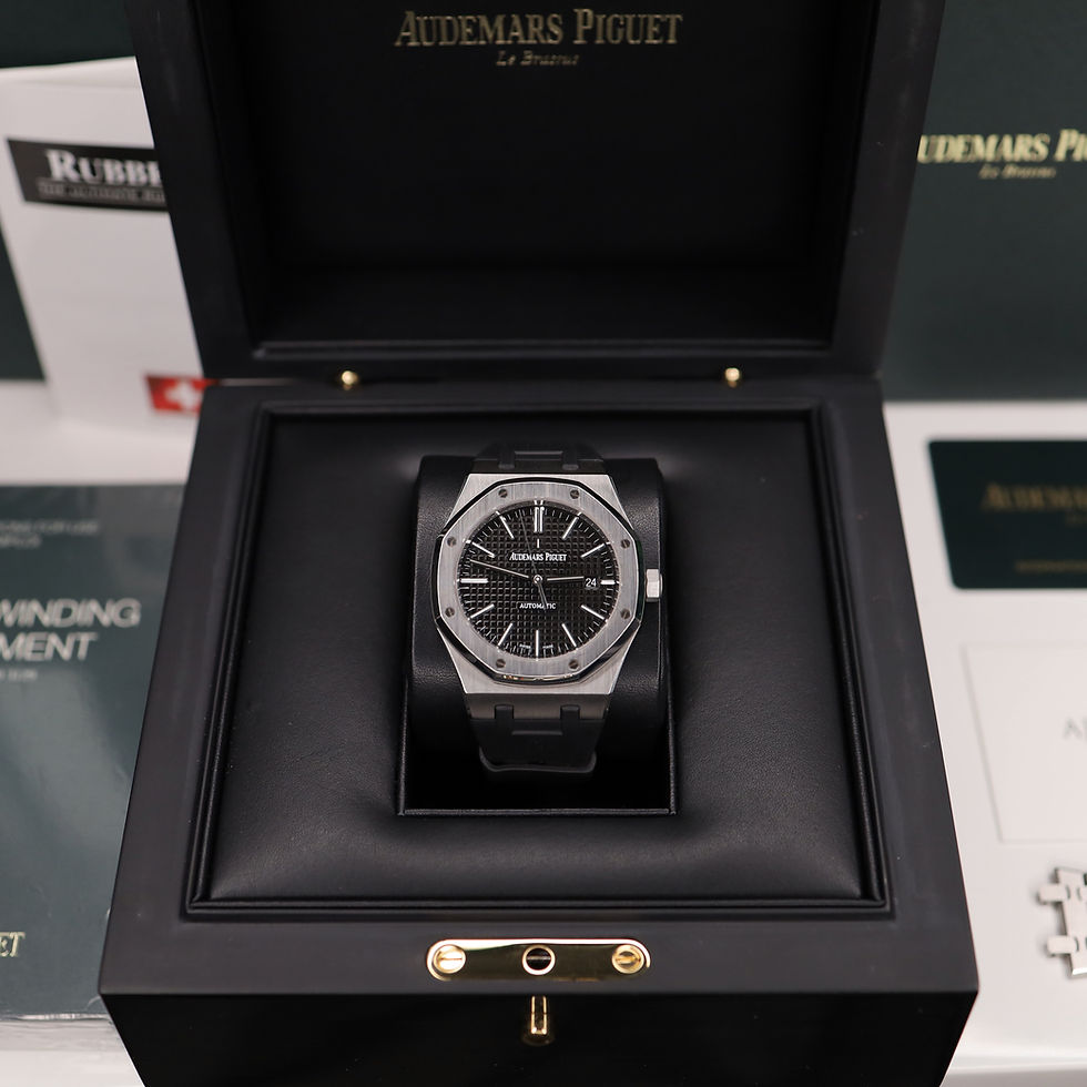 Thumbnail: Stunning K Serial Full Set Audemars Piguet Royal Oak 15400ST Stainless Steel