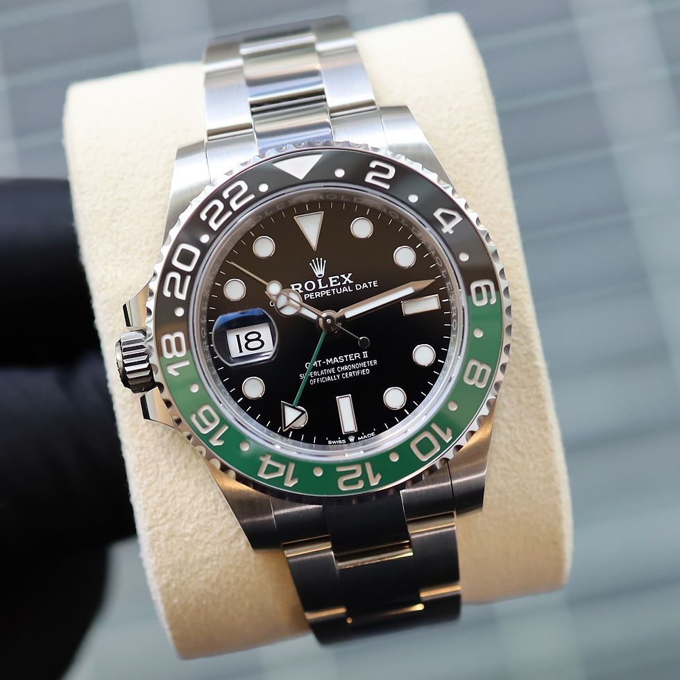 Thumbnail: Unworn 2023 Gents Stainless Steel Rolex GMT-Master II 126720VTNR 'Sprite’