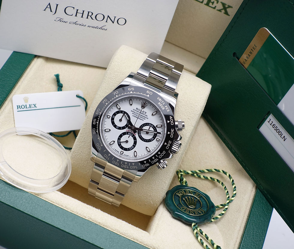 Thumbnail: Gents Stainless Steel Rolex Oyster Perpetual Cosmograph Daytona 116500LN White