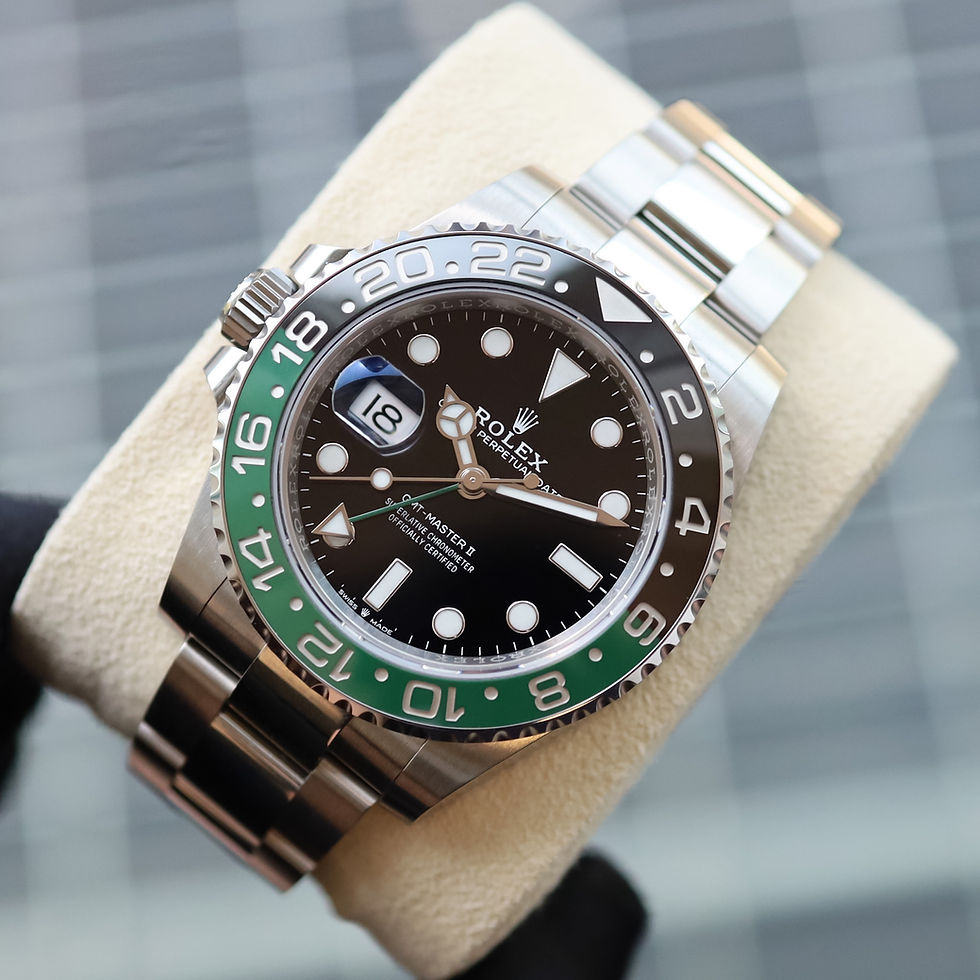 Thumbnail: Unworn 2023 Gents Stainless Steel Rolex GMT-Master II 126720VTNR 'Sprite’