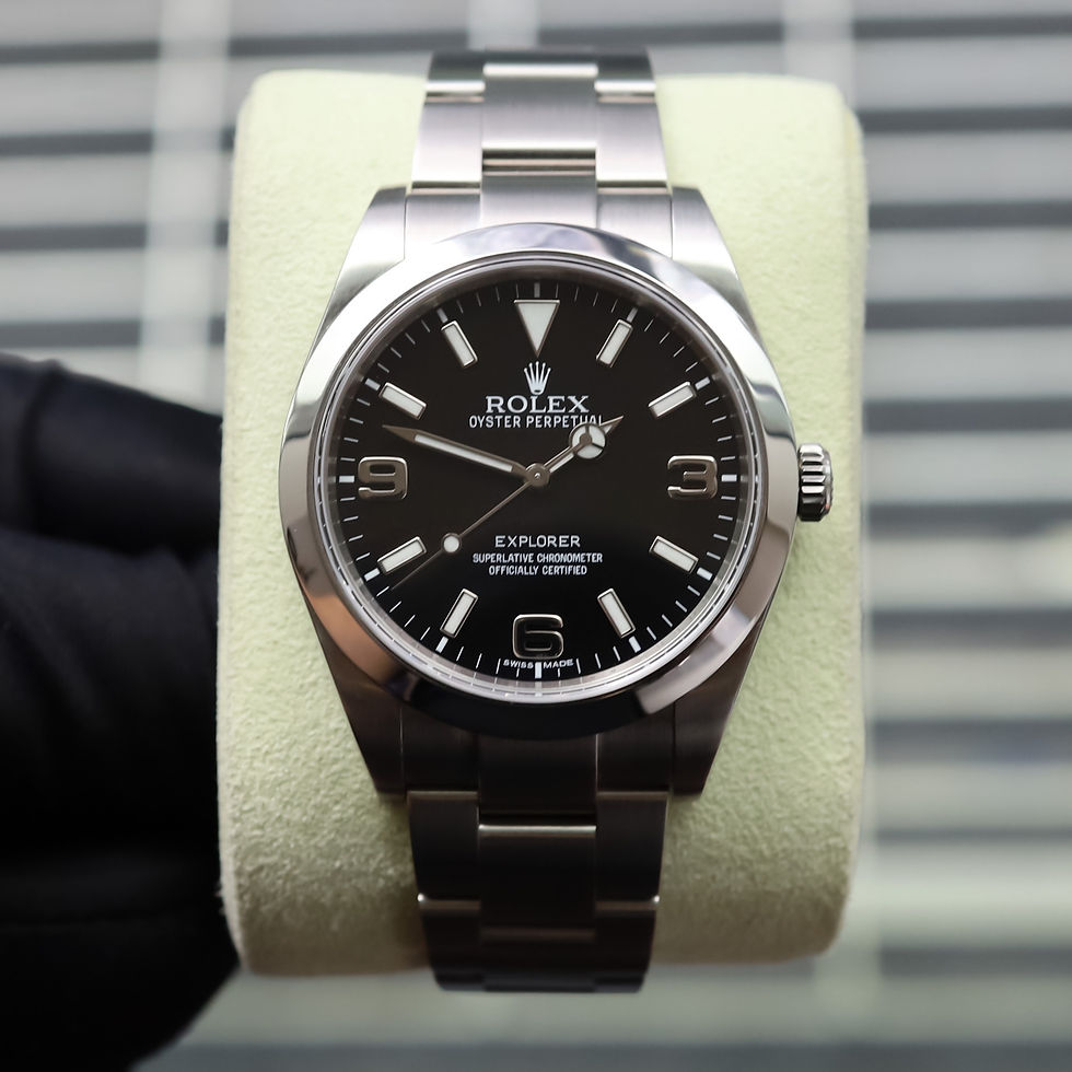 Thumbnail: Rolex Explorer 39mm 214270 Stainless Steel 2011 Complete With Box & Papers