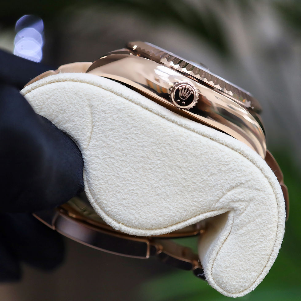 Thumbnail: 2022 18ct Rose Gold Rolex Oyster Perpetual Sky-Dweller Chocolate