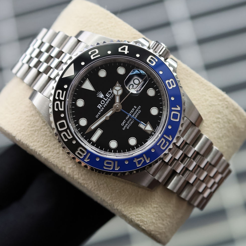 Rolex GMT Master II Batgirl 2023 Unworn Stainless Steel 126710BLNR AJ Chrono