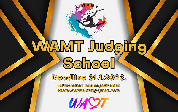 WAMT International Judging school 2023.