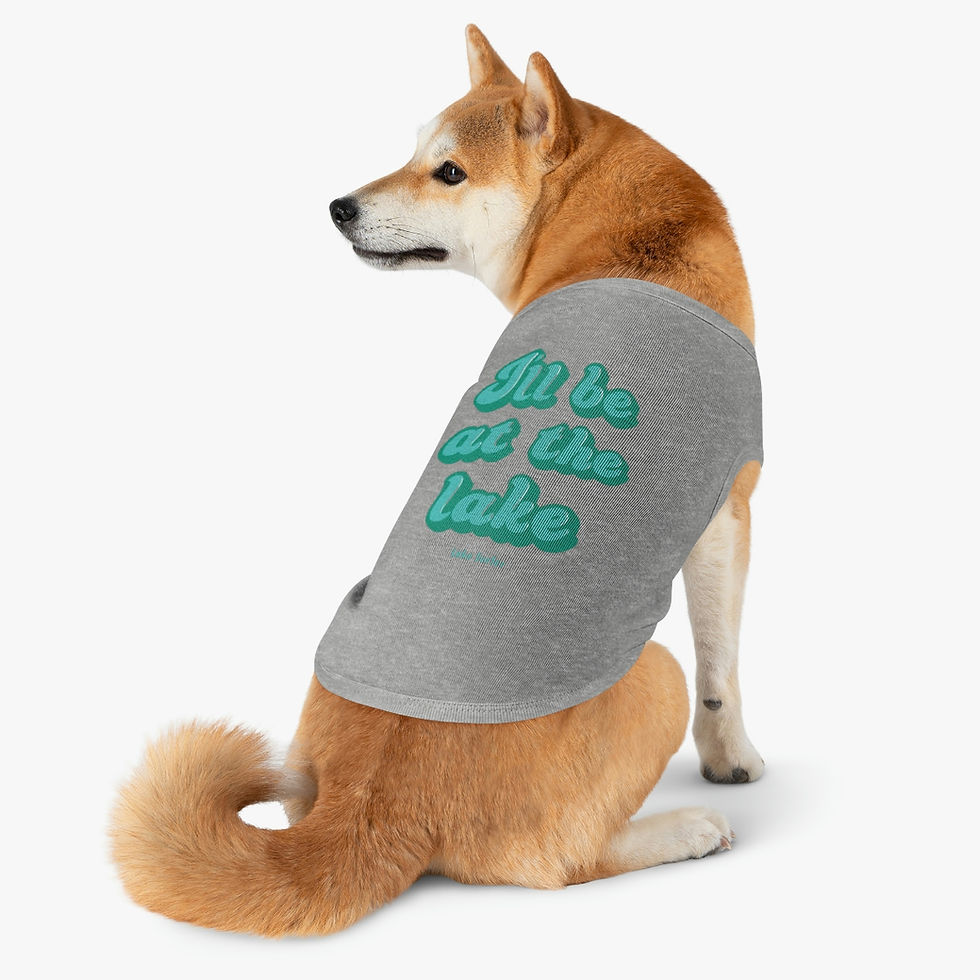 Thumbnail: Lake Pet Tank Top | Dog top | shirt | Cat| SUP | Boating | Lakelife | Water 