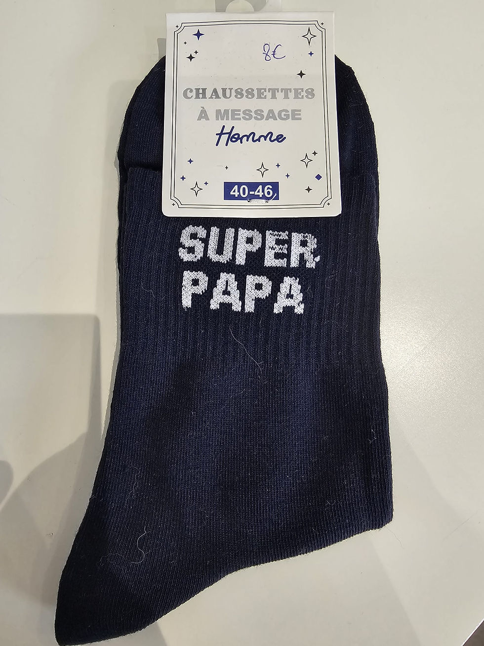 Miniature : Chaussette "Super papa"