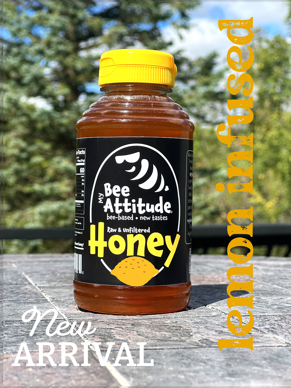 Thumbnail: New arrival at My Bee Attitude - Lemon-infused honey.