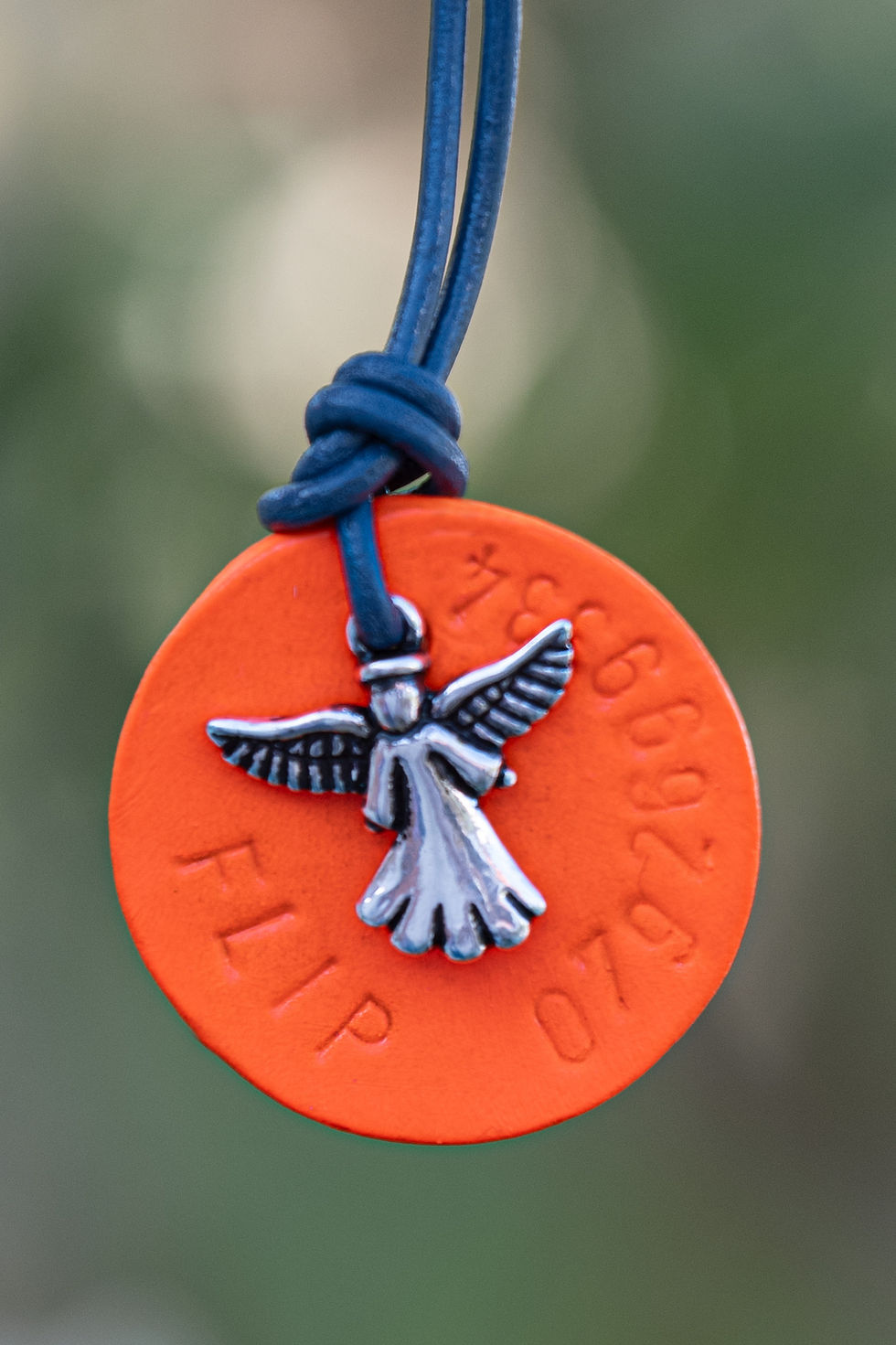 Miniaturbild: Hundemarke Leder: LOST & FOUND