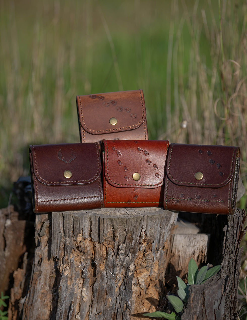 Miniaturbild: Handgefertigtes Patronenetui aus Leder –PIRSCH