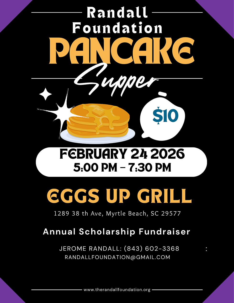 Randall Foundation Pancake Supper