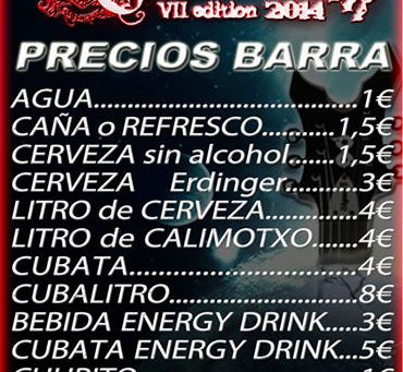 PRECIOS GINETAROCK 2014