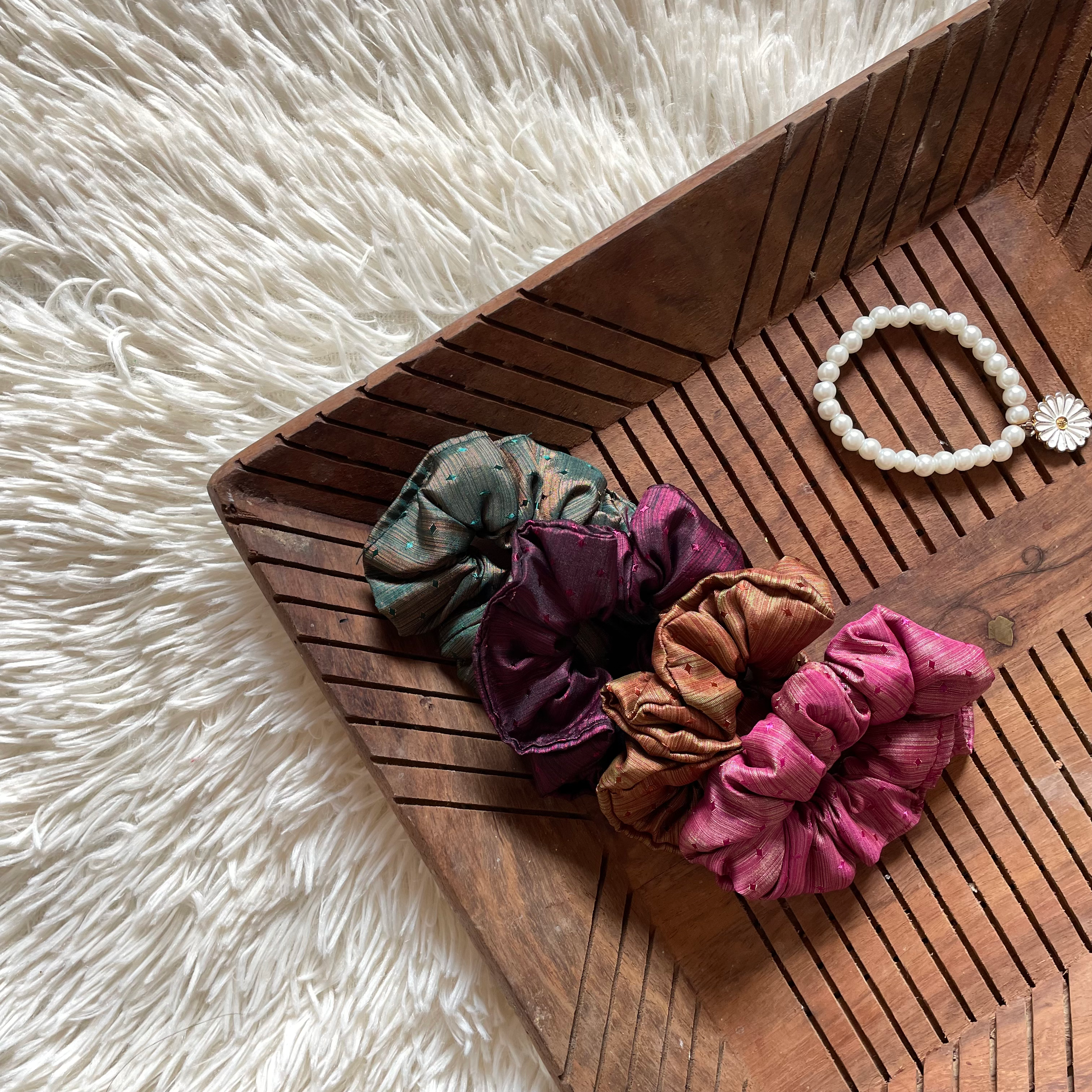 SilkWhirl Scrunchies