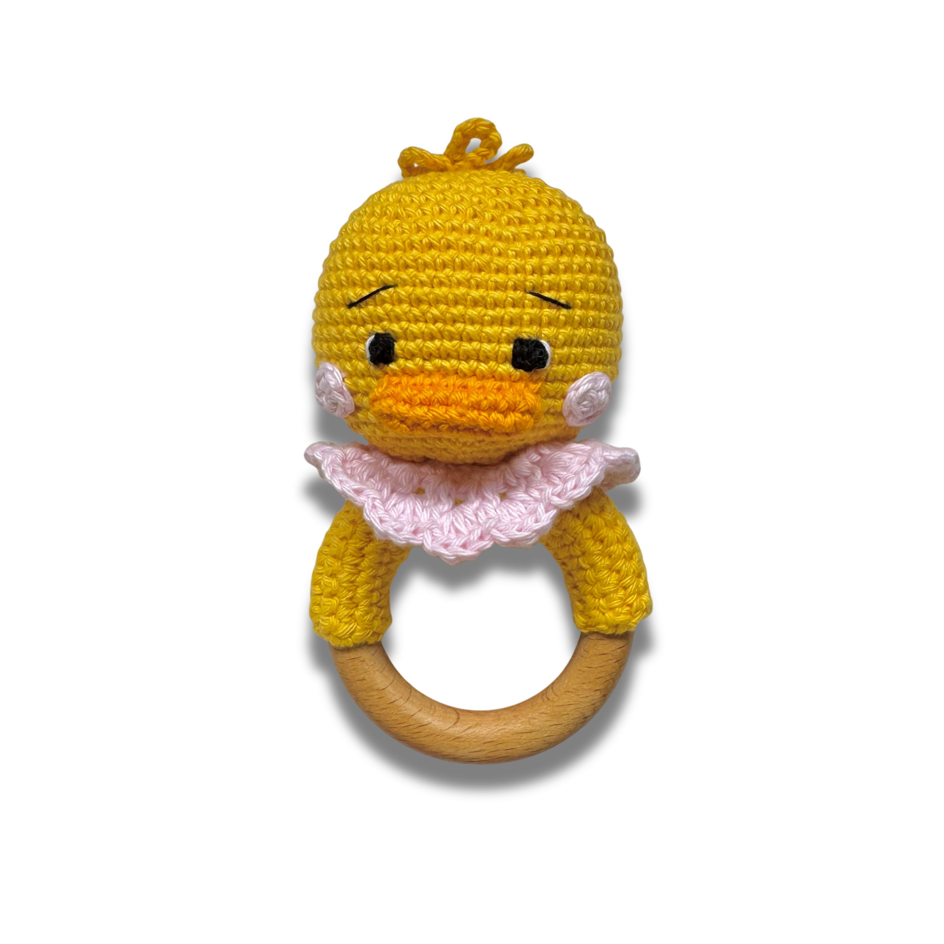 Yellow Duck Baby teether toy