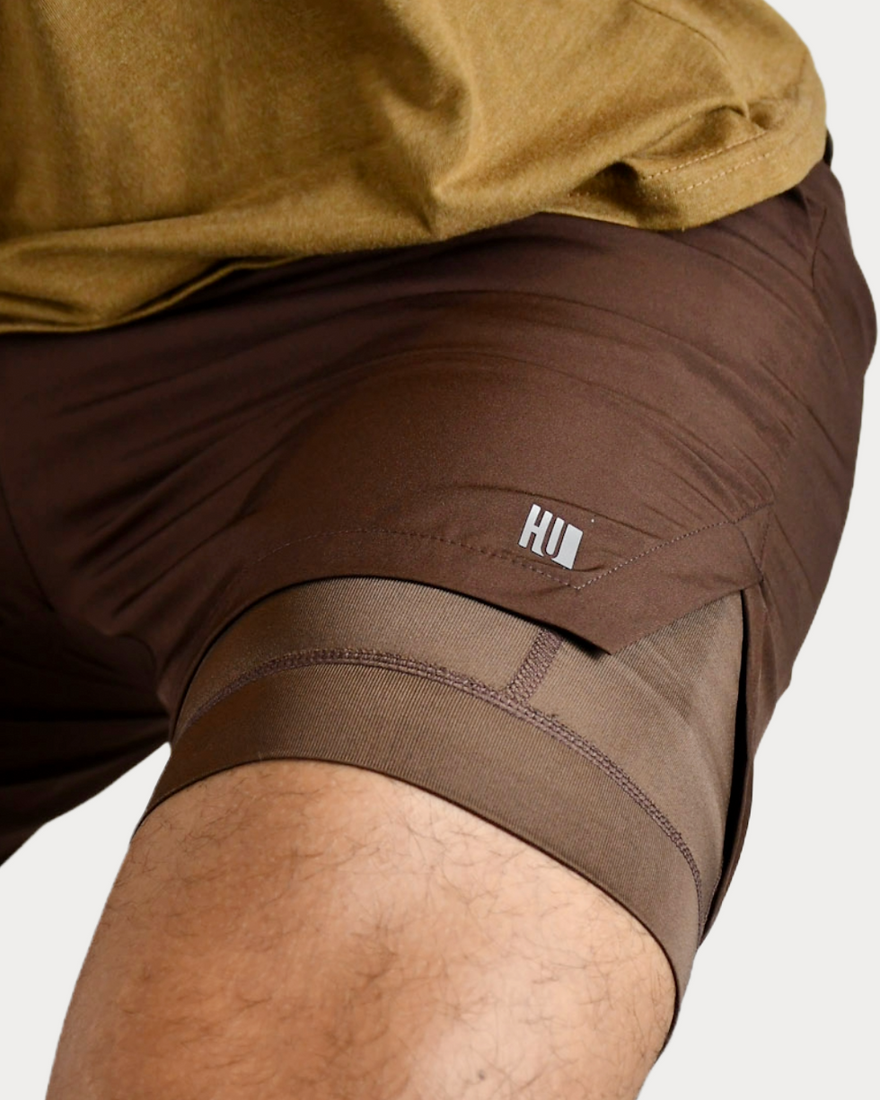 Sport 2 in 1 Shorts 5"
