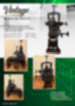 Vintage Atlas miniature hand operated metal planer from early 1900’s to late 1920’s