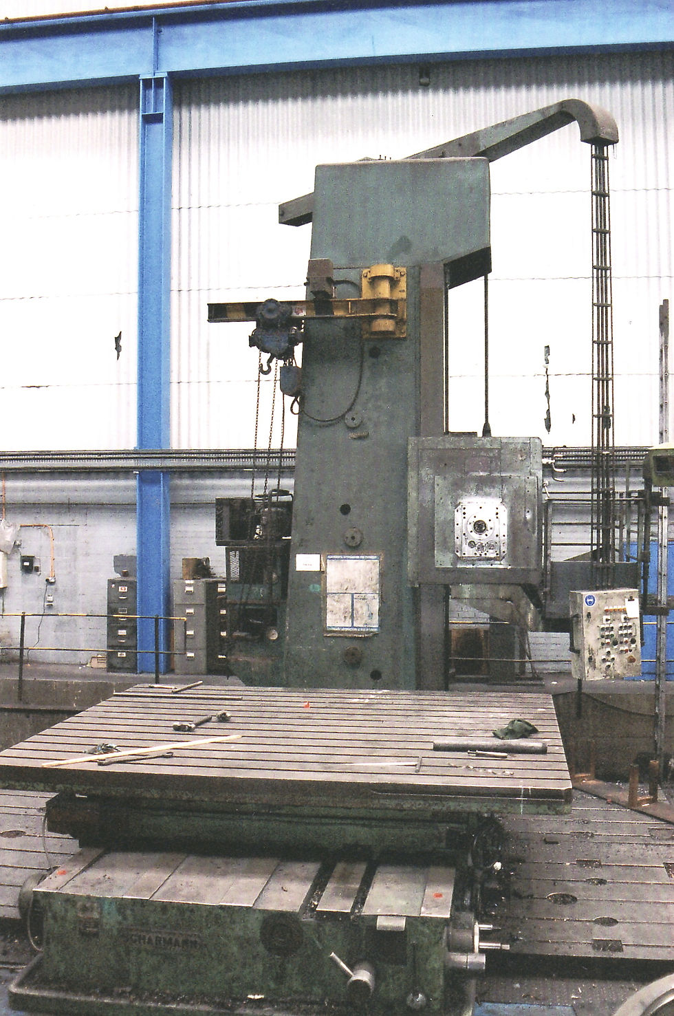 03: ASQUITH 4RM FLOOR BORER + ROTARY TABLE