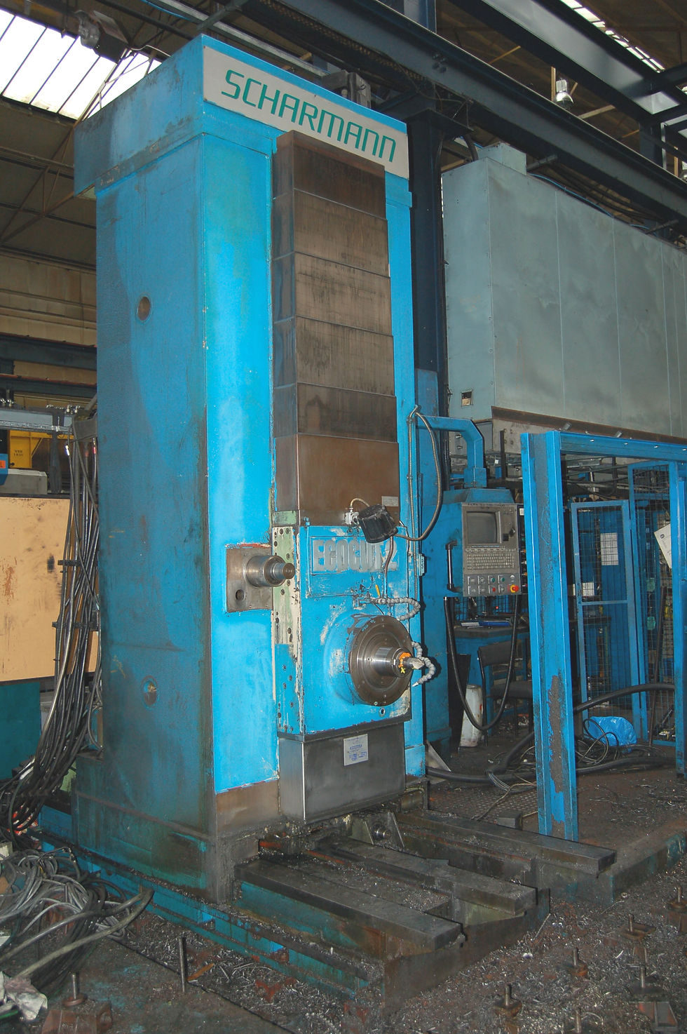06: SCHARMANN ECOCUT 2 TWIN PALLET CNC HORIZONTAL BORER