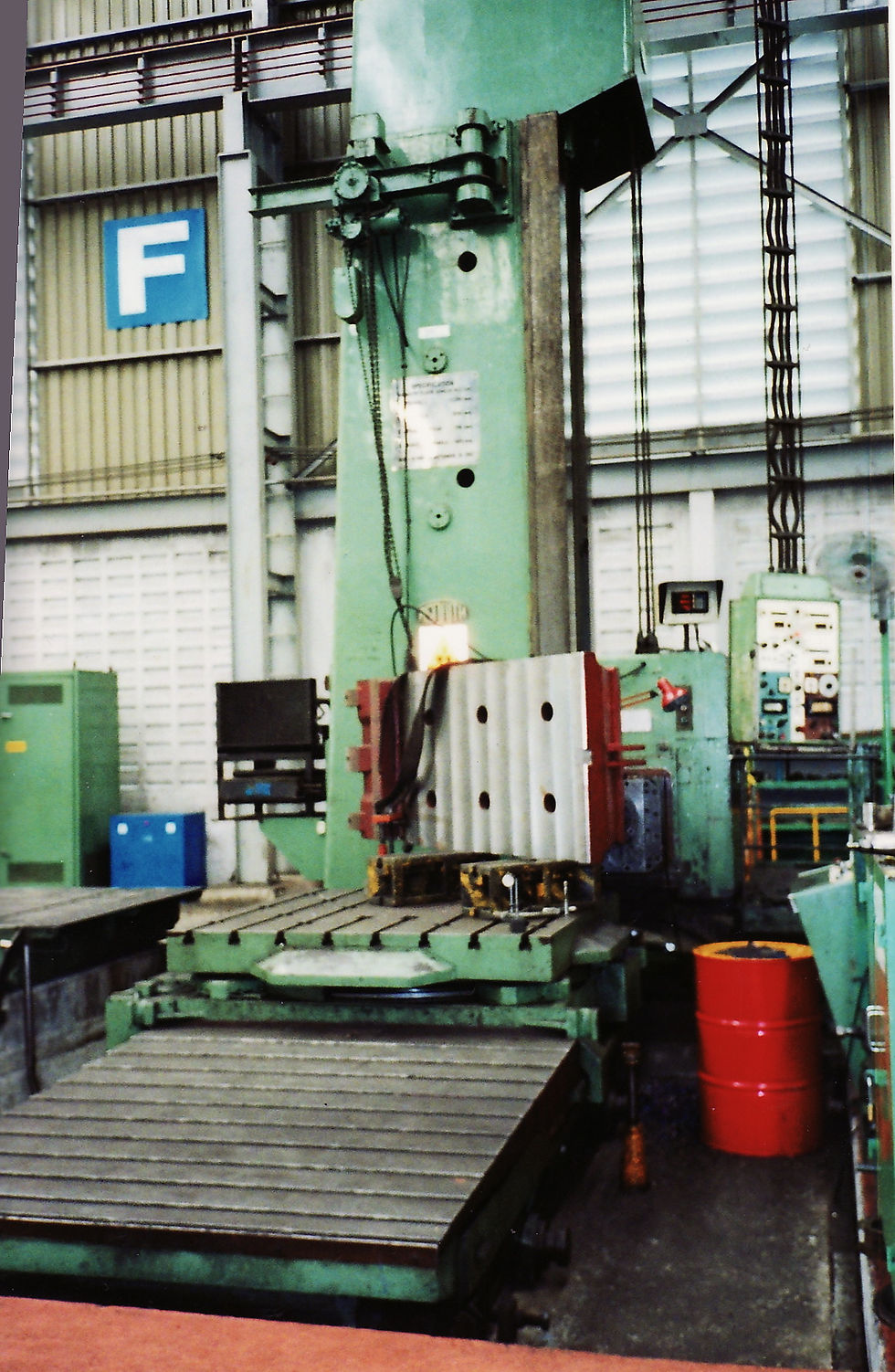 03: ASQUITH 4RM FLOOR BORER + ROTARY TABLE